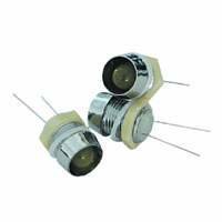LED 3mm, u kromiranom kučištu, plava