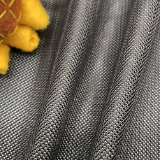 Tkanina za prednju stranu zvučne kutije-crna, 142 x 45 cm